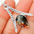 Natural Palm Root Fossil Agate Pendant P-1034 SDP125886 - Mohamed jewelry My Store