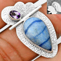 Natural Dumortierite Quartz & Amethyst Pendant P-1338 SDP136080 - Mohamed jewelry My Store