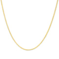 Unisex Solid 14K Gold 2.8mm Imperial Herringbone Chain Necklace - Mohamed jewelry My Store