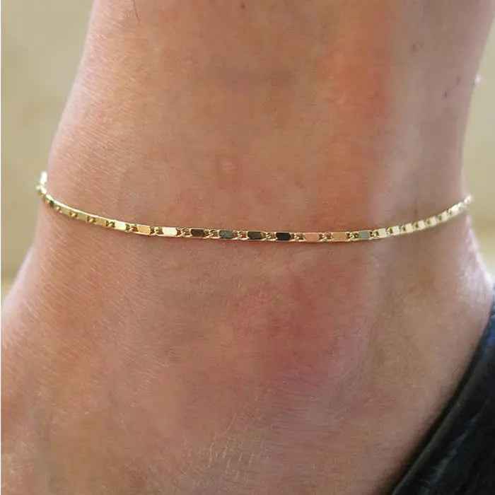 All-match Fresh And Popular Simple Beach Chain Anklet - Mohamed jewelry My Store