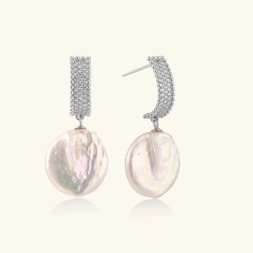 Baroque Pearl Drop Earrings - Mohamed jewelry My Store