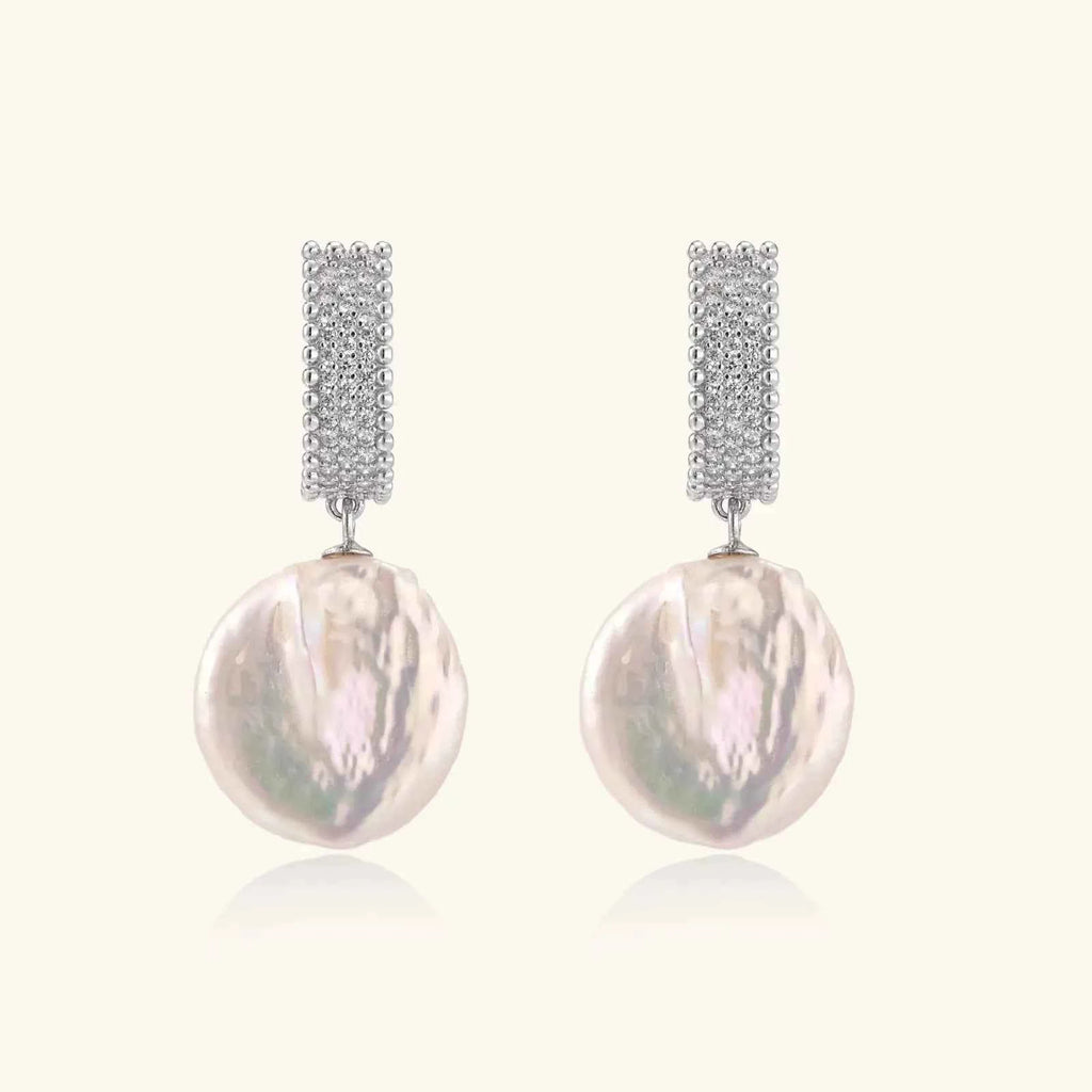 Baroque Pearl Drop Earrings - Mohamed jewelry My Store