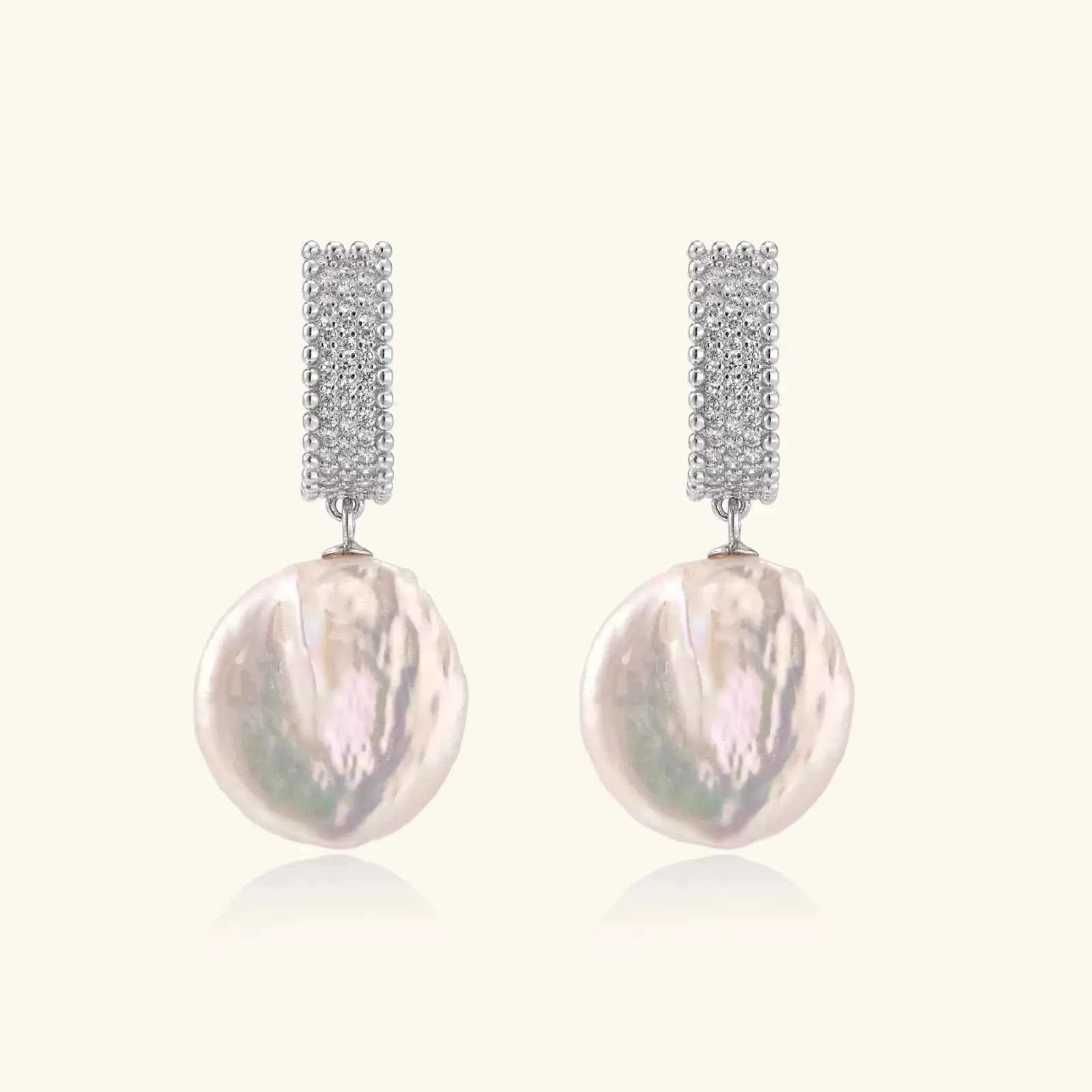 Baroque Pearl Drop Earrings - Mohamed jewelry My Store
