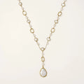 Baroque Pearl Station Necklace - Mohamed jewelry My Store