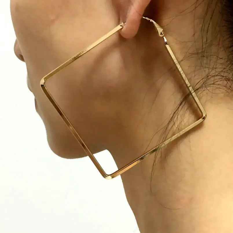 Earrings Women's Geometric Diamond Earrings Earrings - Mohamed jewelry My Store