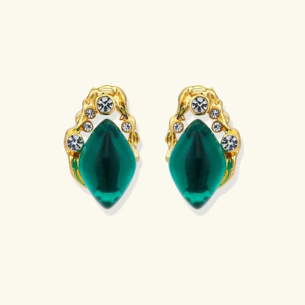 Emerald Mystique Studs - Mohamed jewelry My Store