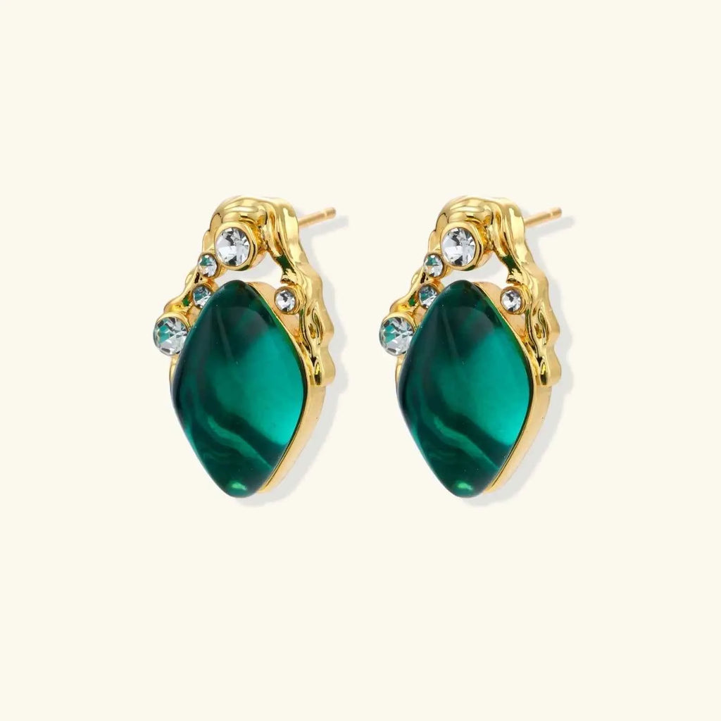 Emerald Mystique Studs - Mohamed jewelry My Store