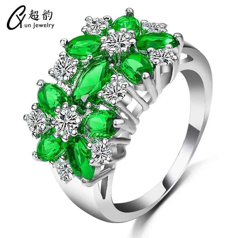 flower rings for women fashion jewelry gift - Mohamed jewelry My Store