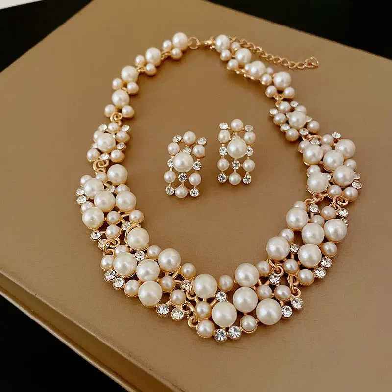 French Twisted Multi-layer Pearl Necklace With A Light Luxury And High-end Feel - Mohamed jewelry My Store