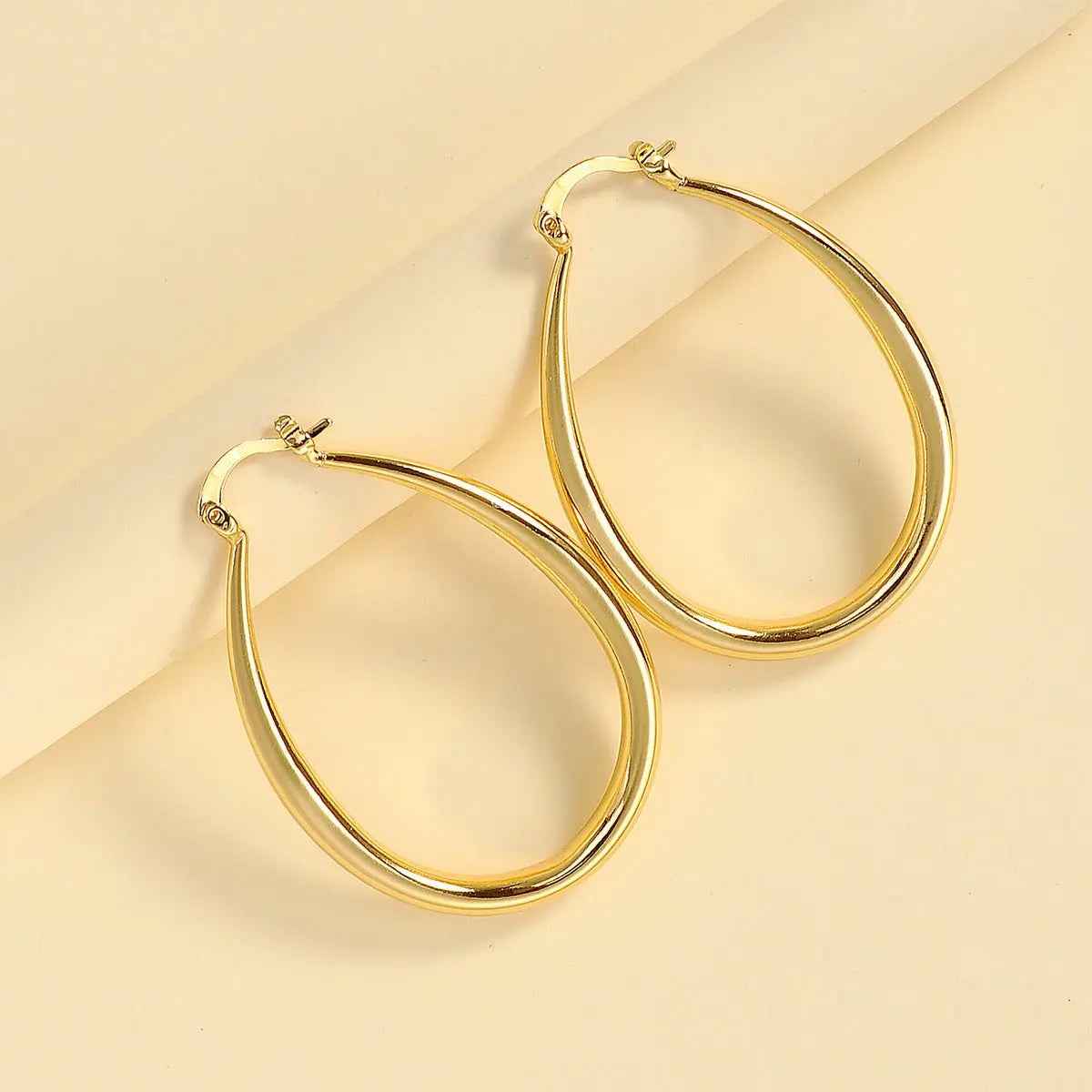 Geometric oval earrings earrings earrings - Mohamed jewelry My Store