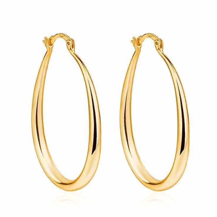 Geometric oval earrings earrings earrings - Mohamed jewelry My Store