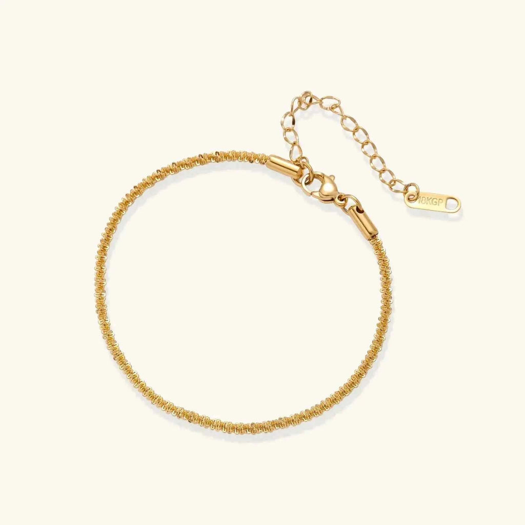 Golden Glow Adjustable 18K Gold-Plated Bracelet - Mohamed jewelry My Store