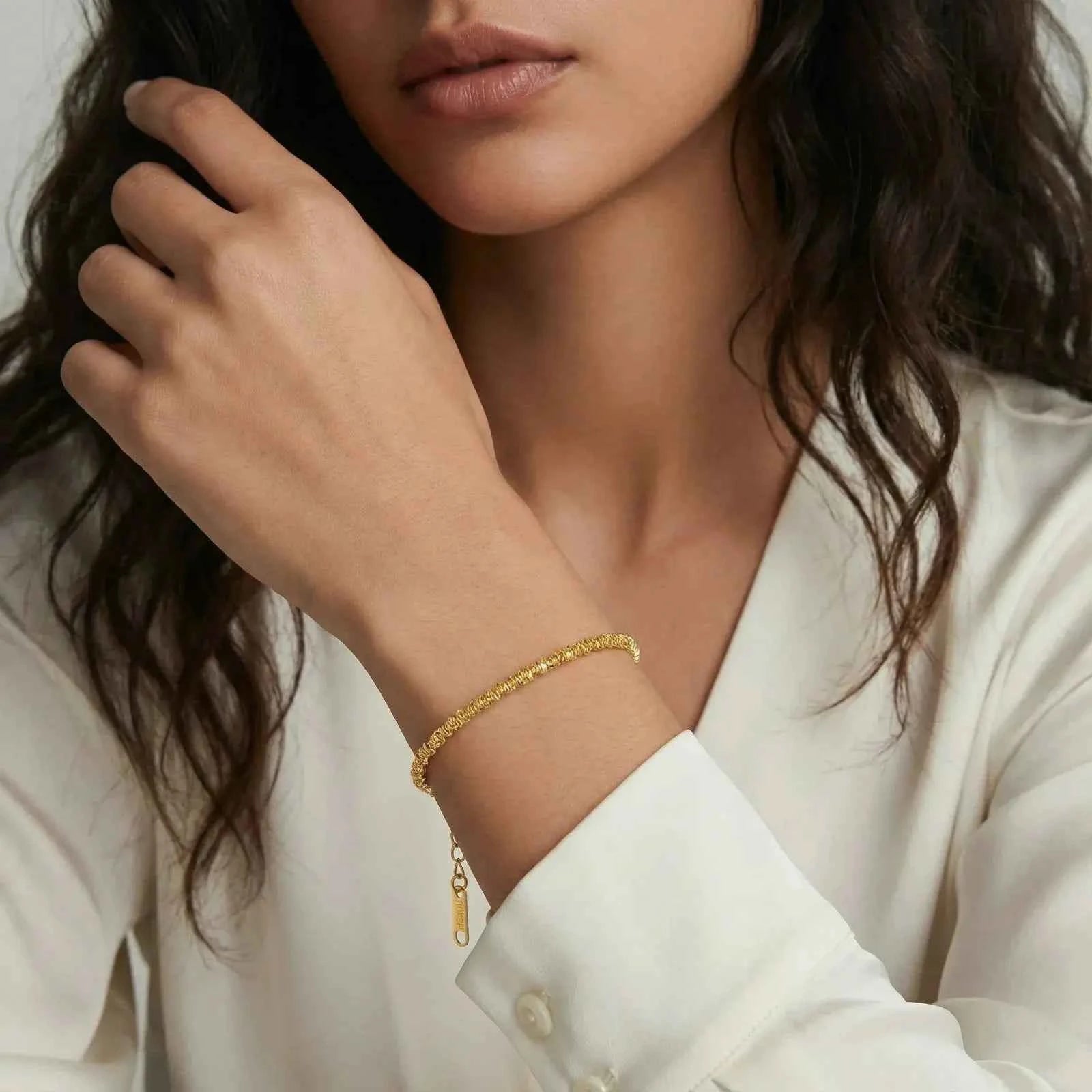Golden Glow Adjustable 18K Gold-Plated Bracelet - Mohamed jewelry My Store