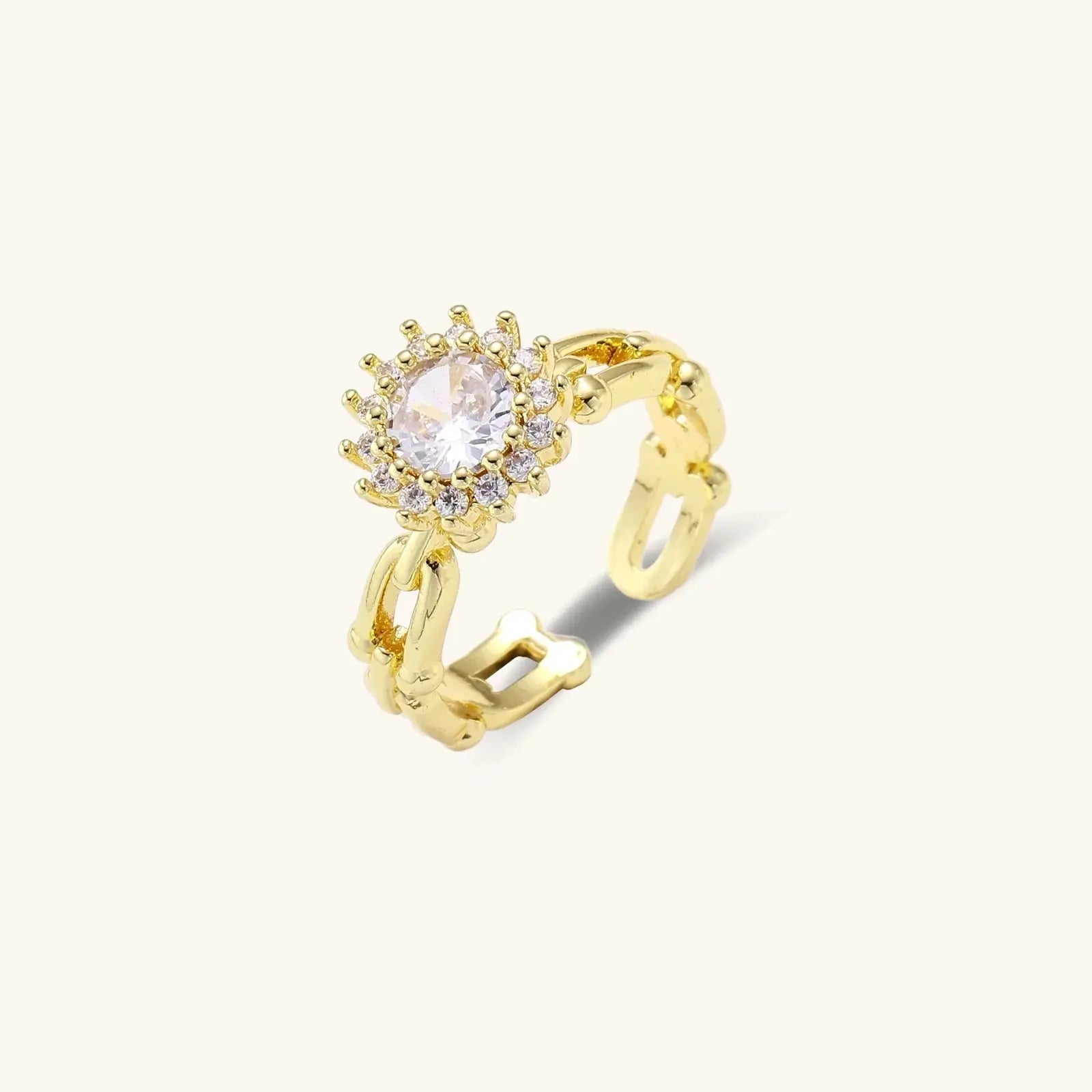 Golden Hour Chain Ring Set - Mohamed jewelry My Store