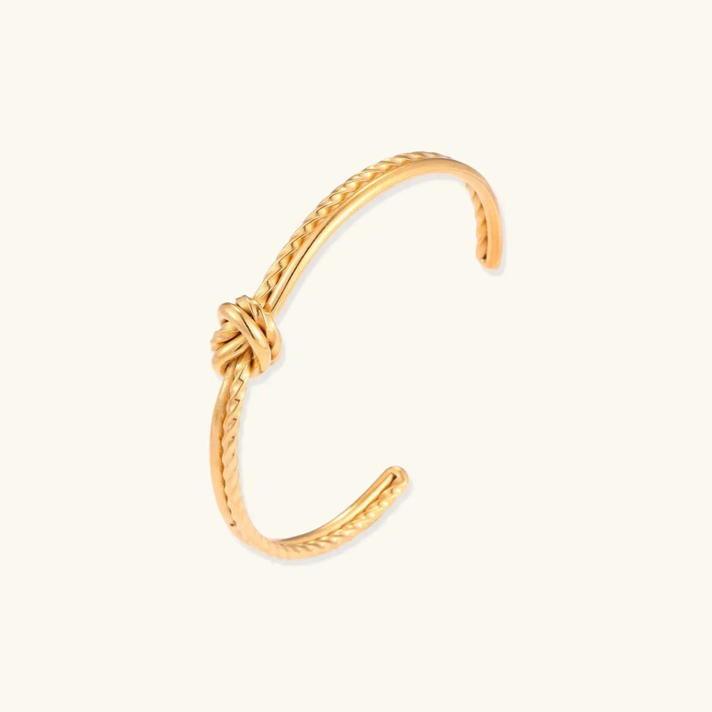Golden Knot Cuff - Mohamed jewelry My Store