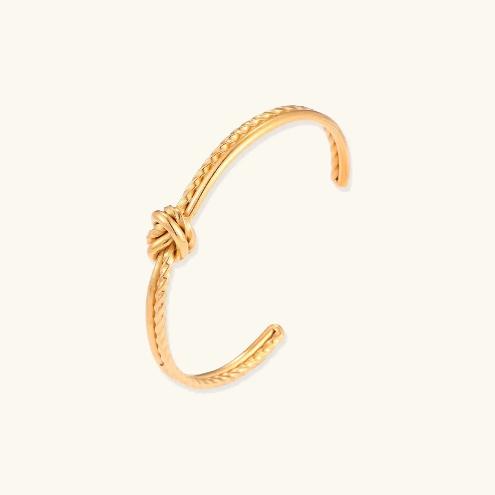 Golden Knot Cuff - Mohamed jewelry My Store