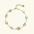 Golden Leaf Pearl Necklace - Mohamed jewelry My Store