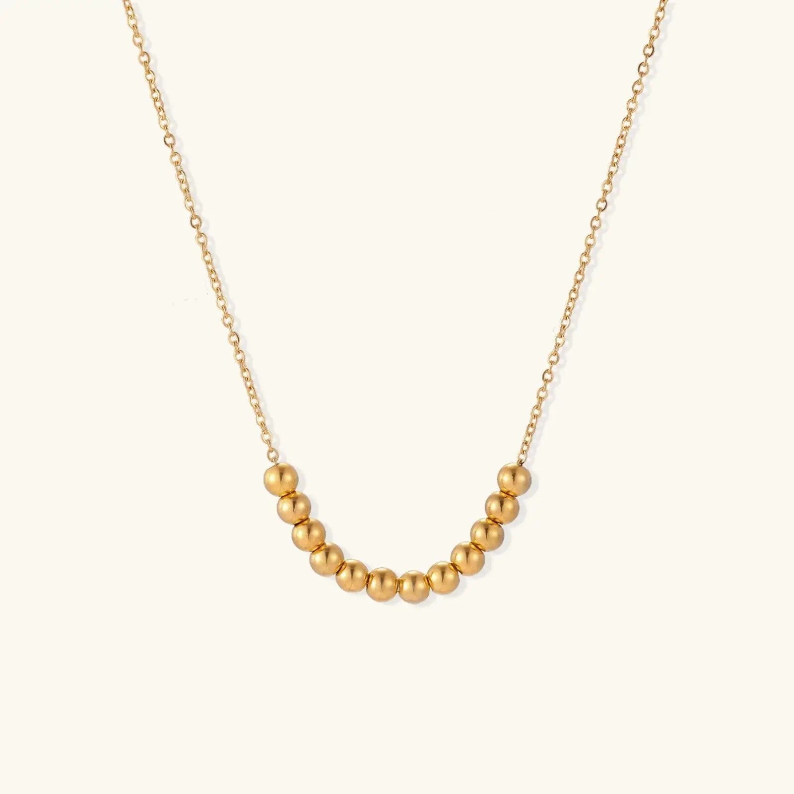 Golden Sphere Necklace - Mohamed jewelry My Store