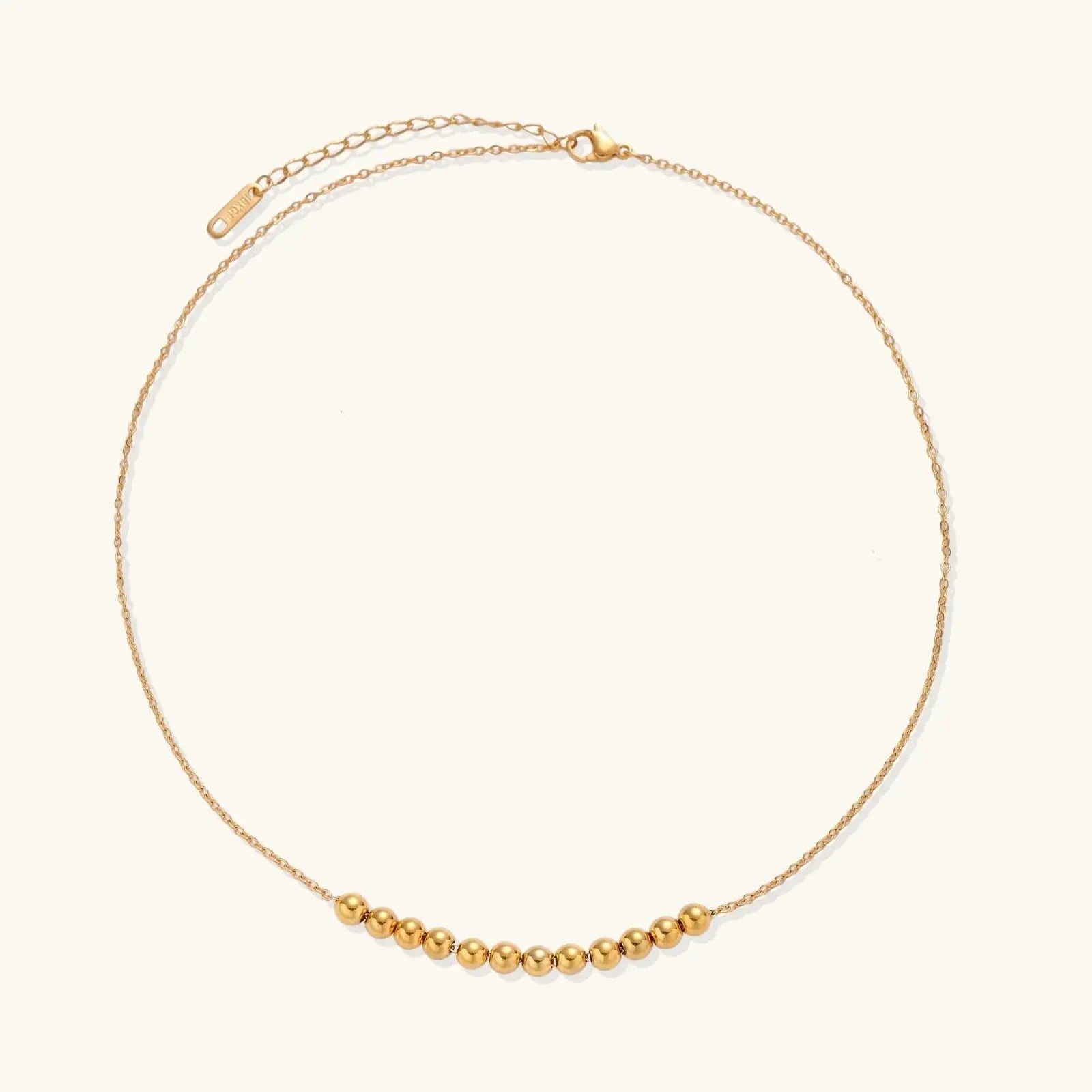 Golden Sphere Necklace - Mohamed jewelry My Store