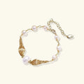 Golden Spiral Pearl Bracelet - Mohamed jewelry My Store