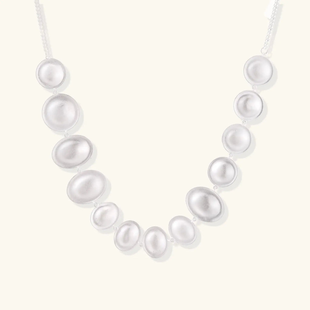 Lunar Pearl Arc Necklace - Mohamed jewelry My Store