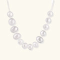 Lunar Pearl Arc Necklace - Mohamed jewelry My Store