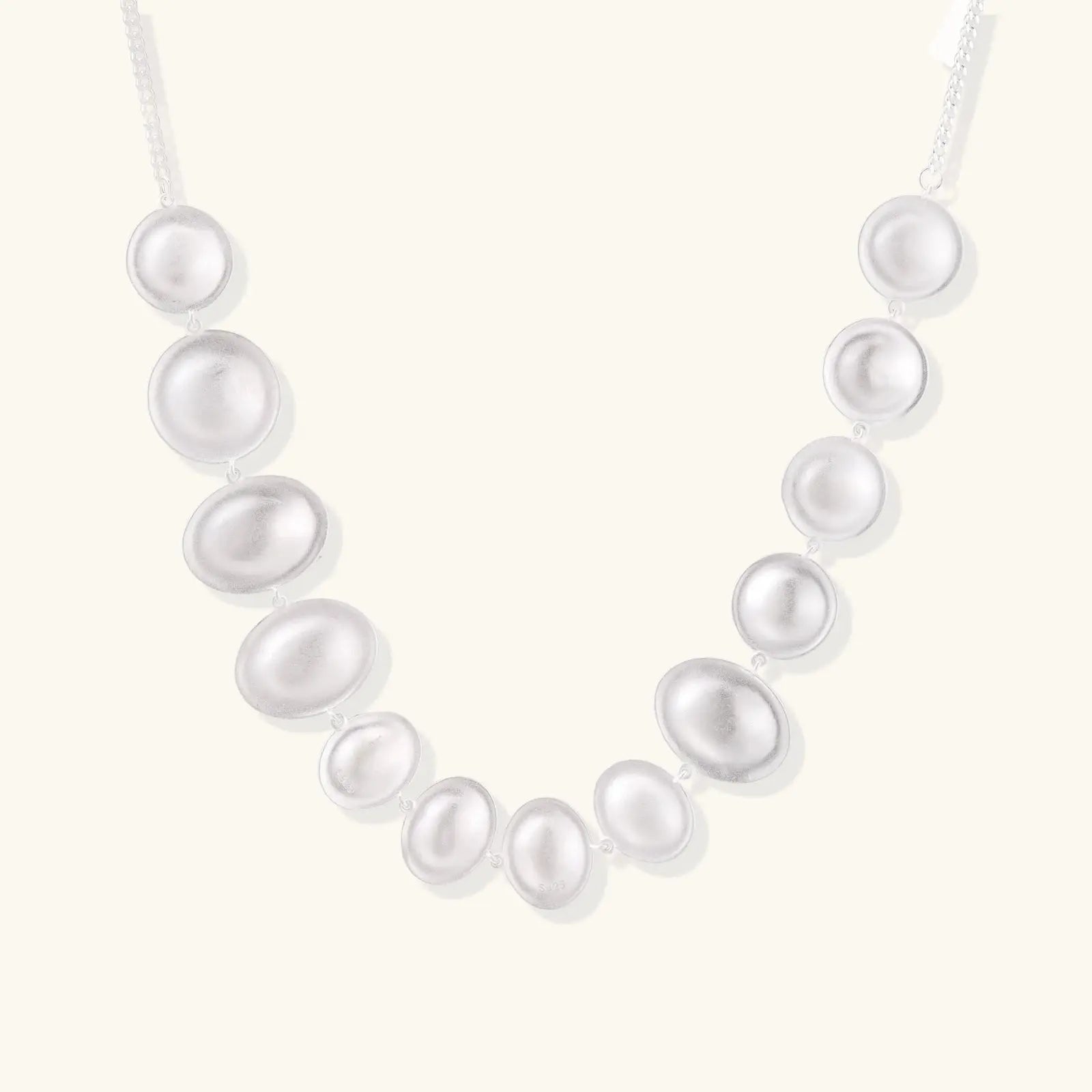 Lunar Pearl Arc Necklace - Mohamed jewelry My Store