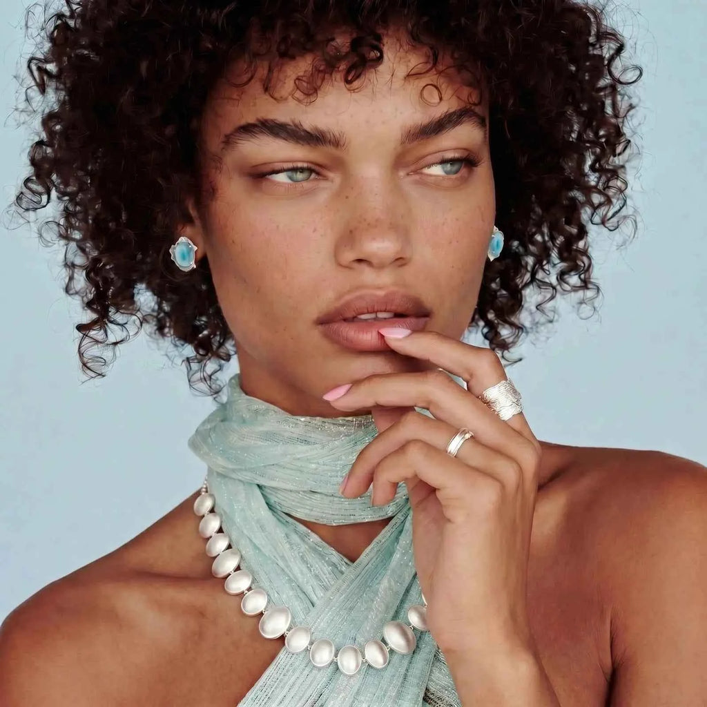 Lunar Pearl Arc Necklace - Mohamed jewelry My Store