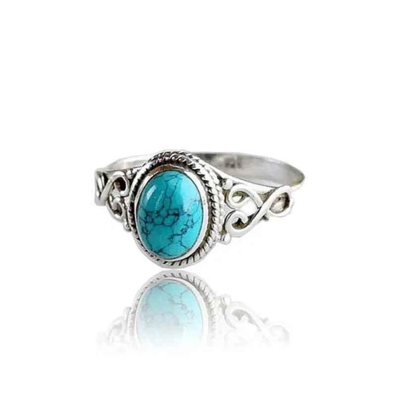 New Boho Blue Engagement jewelry Rings - Mohamed jewelry My Store