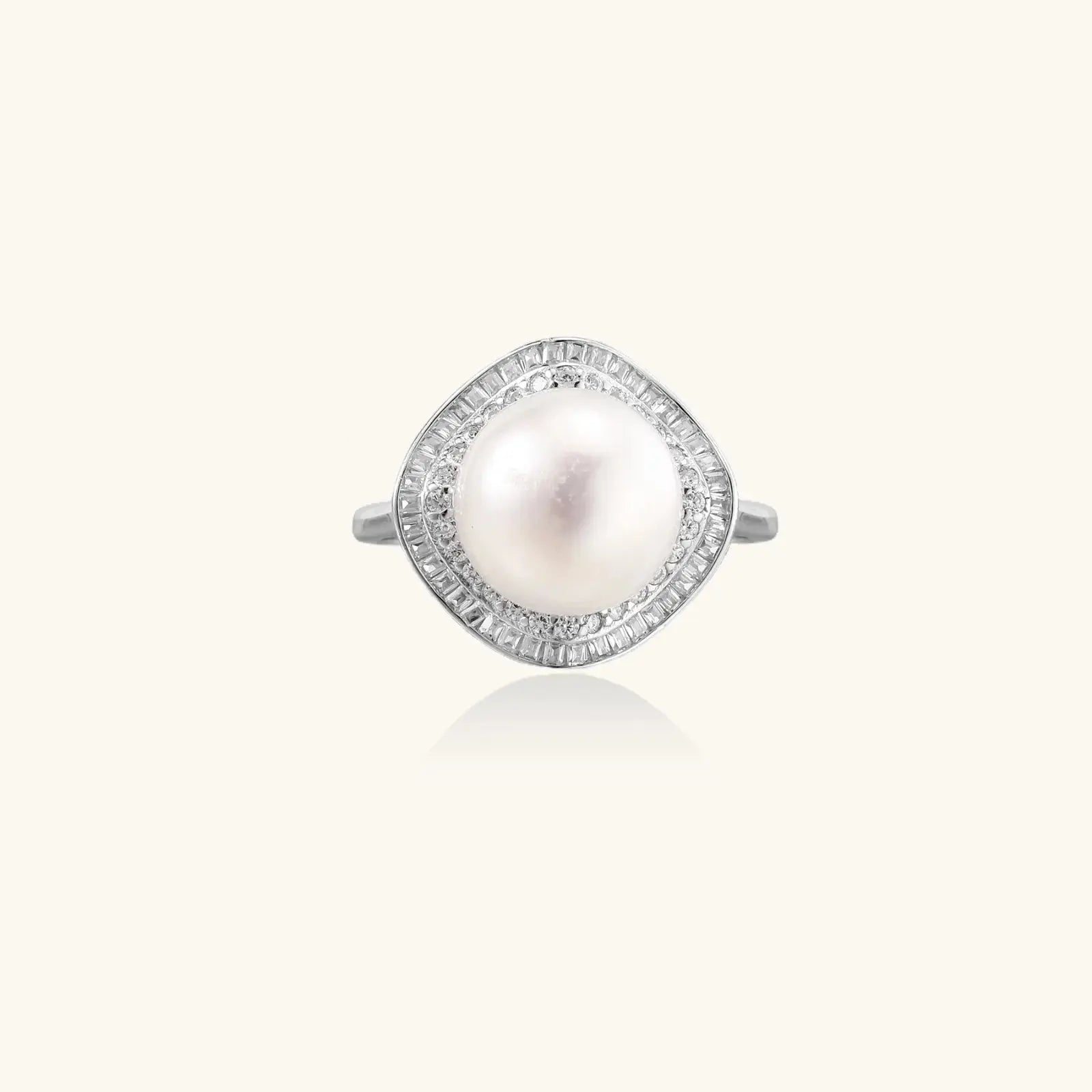 Pearl Halo Dreams Ring - Mohamed jewelry My Store