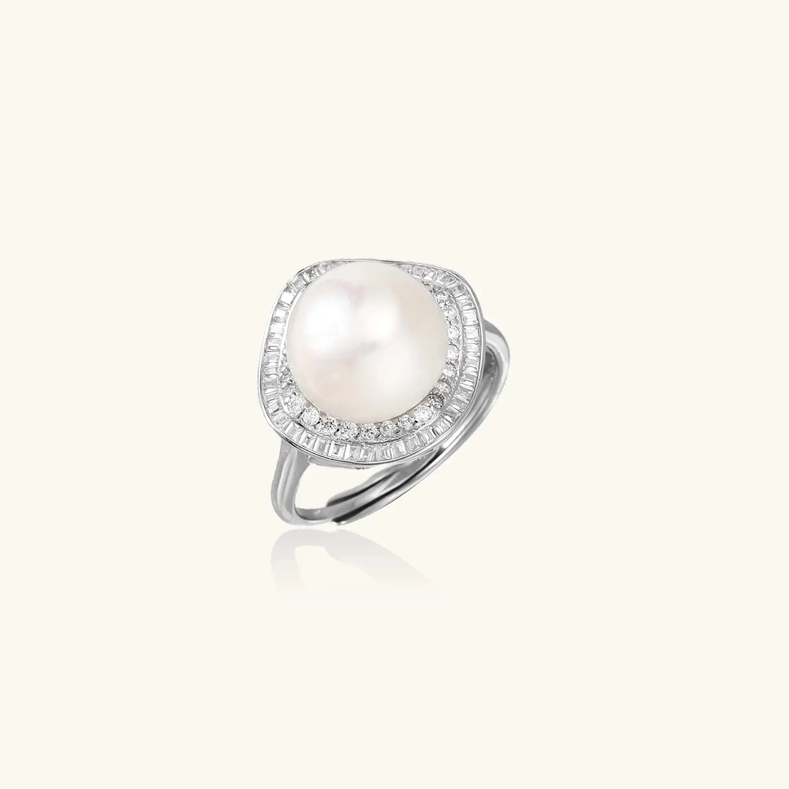 Pearl Halo Dreams Ring - Mohamed jewelry My Store