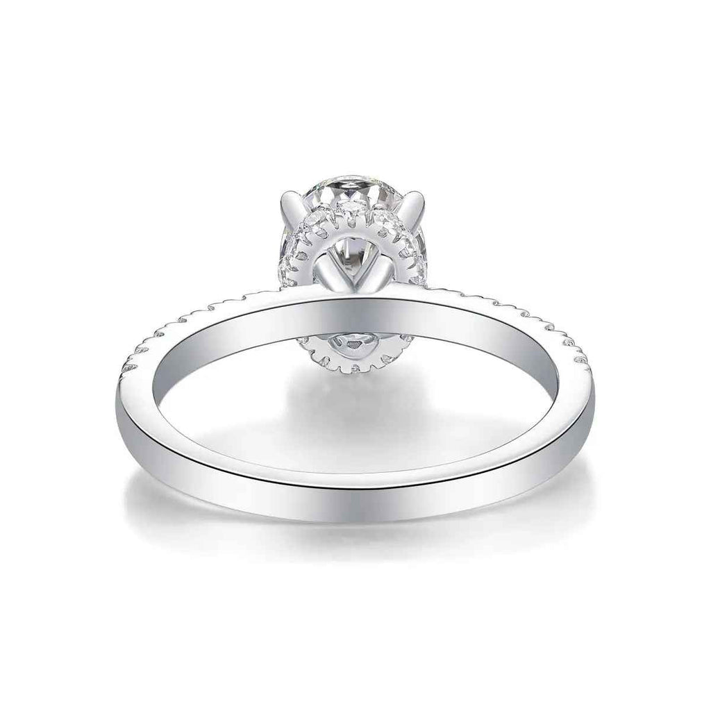 Platinum-Plated Moissanite ........ - Mohamed jewelry My Store