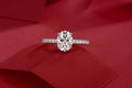 Platinum-Plated Moissanite ........ - Mohamed jewelry My Store