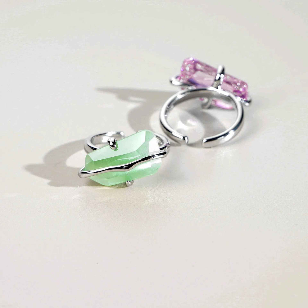 Ring Female Peach Blossom Simple Design Niche - Mohamed jewelry My Store
