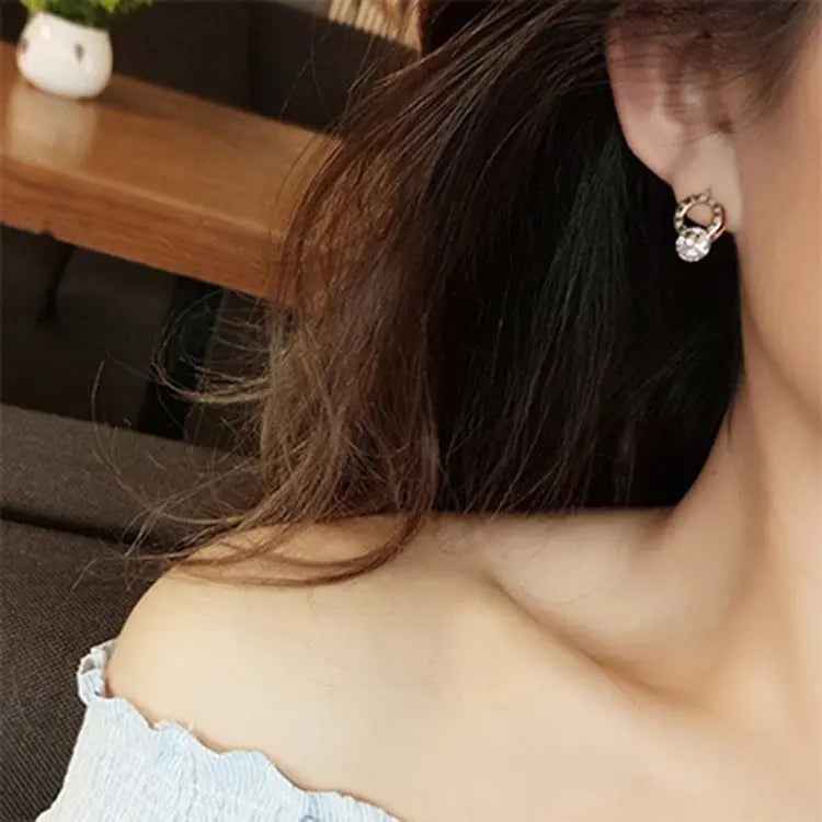 Simple and Compact Titanium Steel Earrings - Mohamed jewelry My Store
