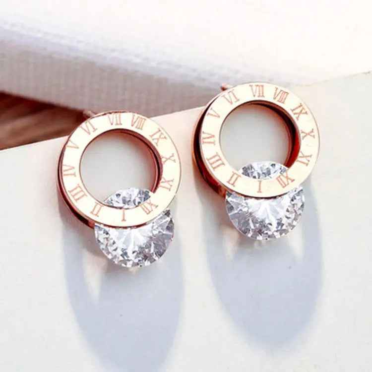 Simple and Compact Titanium Steel Earrings - Mohamed jewelry My Store