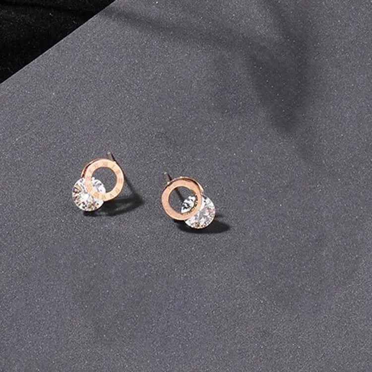 Simple and Compact Titanium Steel Earrings - Mohamed jewelry My Store