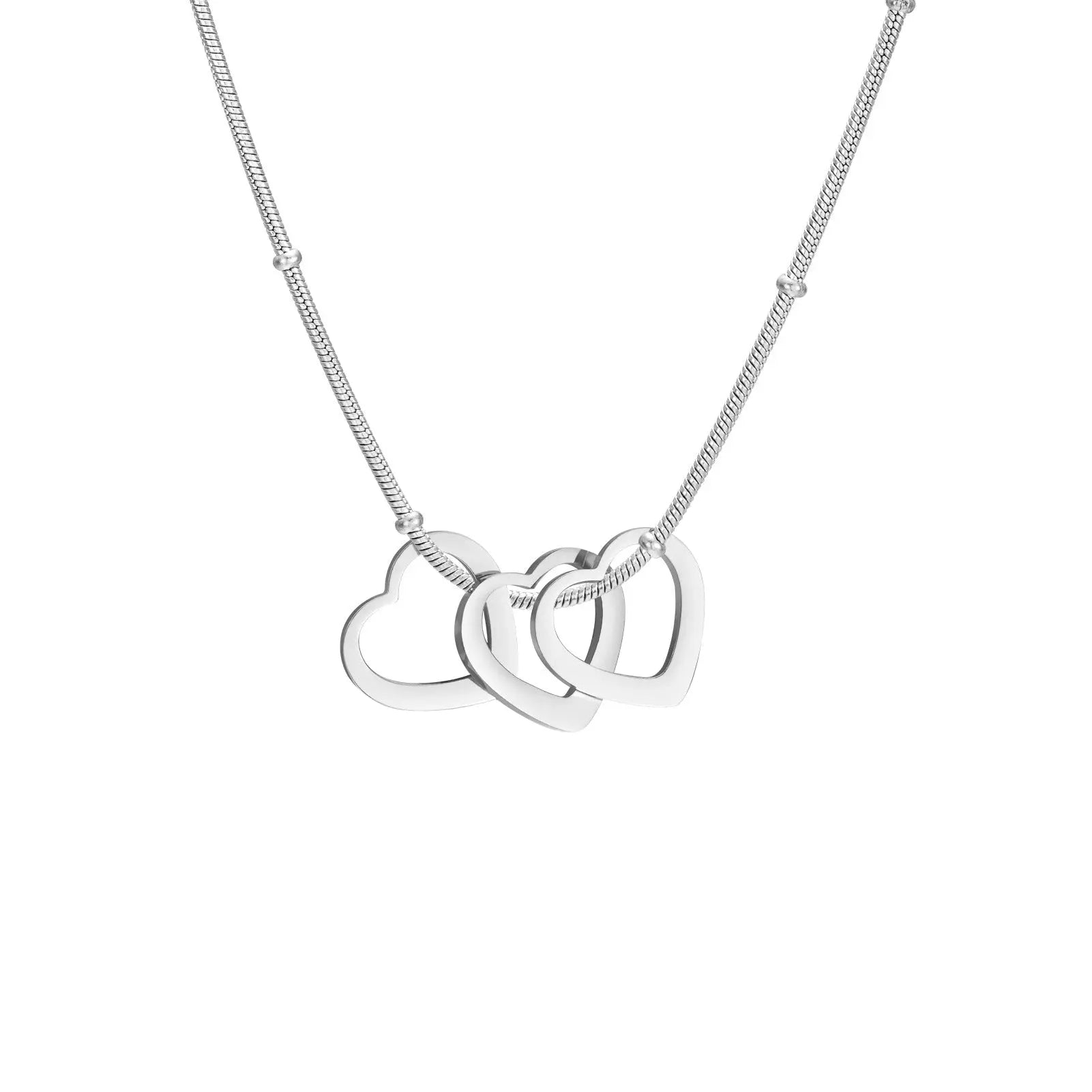 Simple Heart-shaped Light Plate Necklace - Mohamed jewelry My Store