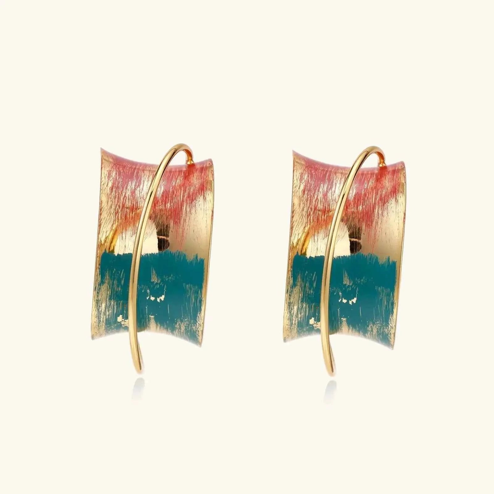 Sunset Mirage Hoops - Mohamed jewelry My Store