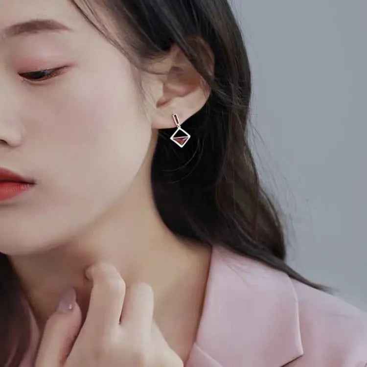 Temperament Earrings Asymmetrical Earrings Frosty Earrings - Mohamed jewelry My Store