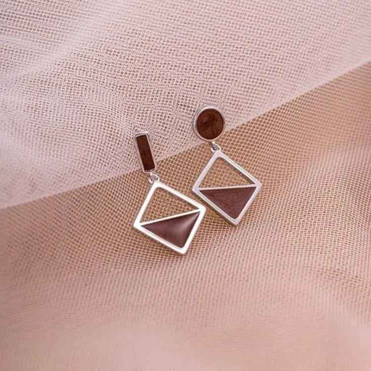 Temperament Earrings Asymmetrical Earrings Frosty Earrings - Mohamed jewelry My Store