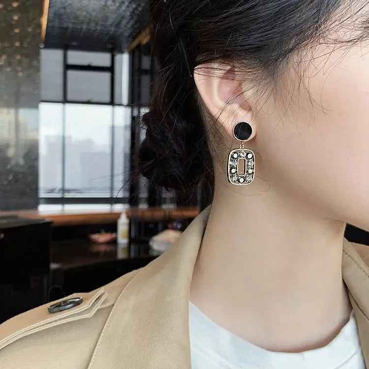 Temperament Earrings Earrings Net Red Earrings Women - Mohamed jewelry My Store