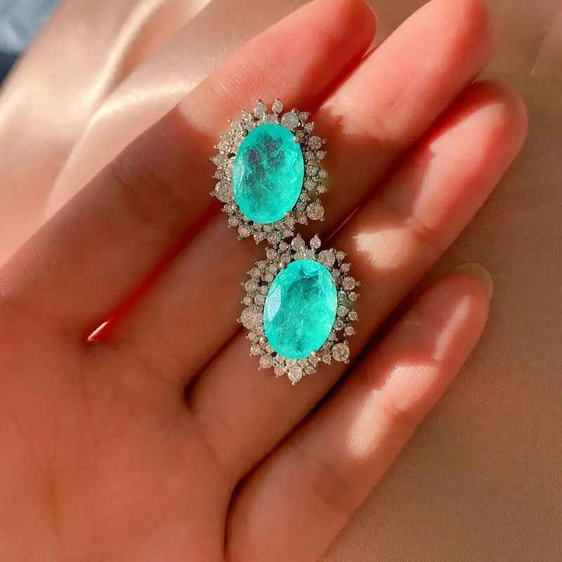 Vintage Earrings Earrings Earrings S925 - Mohamed jewelry My Store