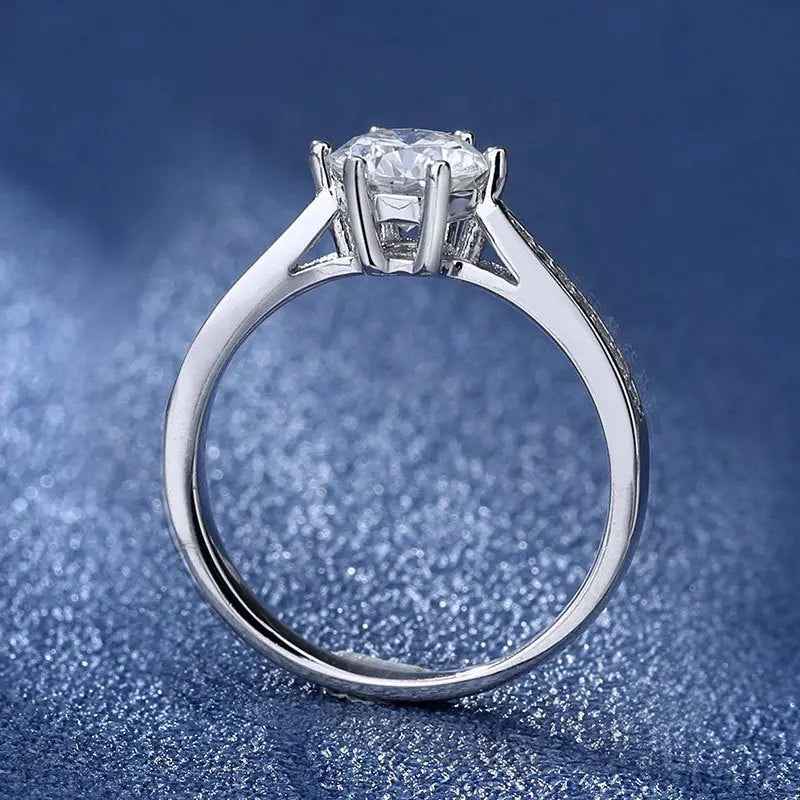 Women's Rings Real Gold Diamond Wedding Ring Jewelry - Mohamed jewelry My Store
